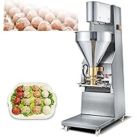 Stainless Steel Meatball Forming Machine, with 4 Mold 280 PCs/min, Efficient Pill Delivery, 1100W Electric Meatball Maker Machine Shrimp Ball Fish Ball Maker
