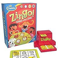 Zingo Bingo Award Winning Preschool Game for Pre/ Early Readers Age 4 and Up - One of the Most Popular Board Games Boys Girls their Parents, Amazon Exclusive Version