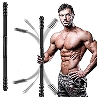 Upgrade Elastic Fitness Exercise Bar,Body Physical Therapy,Core Strength Training,Stability Workout,Joint Stability, Workout Stick For Yoga Pilates,Power Therapy Rehabilitation Equipment for Home Gym…