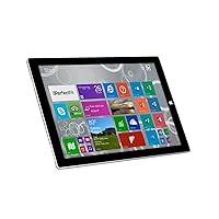 Microsoft Surface Pro 3 512GB Intel Core i7-4650U X2 1.7GHz 12in,Silver (Renewed)