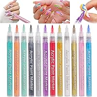 12Pcs Nail Art Pens, 12 Colors Nail Polish Pens, Quick Dry Nail Art Paint Graffiti Dotting Pen,Drawing Painting Nail Polish Design Pens for DIY Manicure Tools, Nail Art Pens