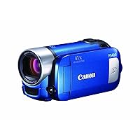 Canon FS400 Flash Memory Camcorder with 41x Advanced Zoom and SDXC Card Slot (Blue)