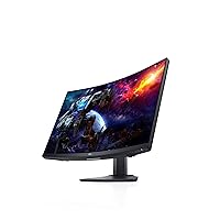 Dell S2722DGM Curved Gaming Monitor - 27-inch QHD (2560 x 1440) 1500R Curved Display, 165Hz Refresh Rate (DisplayPort), HDMI/DisplayPort Connectivity, Height/Tilt Adjustability - Black
