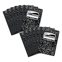 Composition Notebooks, 12 Pack, Wide Ruled Paper, 9-3/4