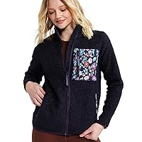 Verabradley Womens Fleece Zip-Up Sweatshirt With Pockets (Extended Size Range)