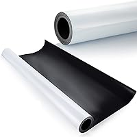 Blank Magnet Sheets 24-inches Wide - 30 mil Thickness Flexible, Printable, White Vinyl Surface - Safe on Vehicles, Cuts Easily for DIY Craft Projects (5 Ft. Roll)