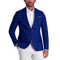 J.M. Haggar™ Slim Fit Plaid Pattern Sport Coat Blazer