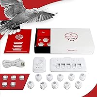SKYLEADER Pigeon Racing GPS Tracker- Great and Accurate Accessories with Gaode map embeded/Mutiple Languages, Pigeon Ring Size 11mm