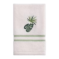 Avanti Linens - Fingertip Towel, Soft & Absorbent Cotton Towel (Viva Palm Collection)