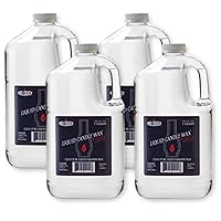 Liquid Wax Lamp Fuel Gallon Jug - HFO-GAL (4/case) - Clear - NOT for Home Consumer USE