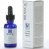 REXSOL Caviar Firming Serum | With Aloe Vera, Caviar Extract & Ginseng Root Extract | Helps renew youthful radiance and smooths out fine lines and wrinkle | For all skin types. (30 ml / 1 fl oz)
