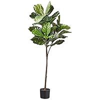 Nearly Natural 54in. Fiddle Leaf Artificial Tree (Real Touch)
