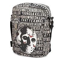 Buckle-Down Horror Bag, Cross Body, Friday The 13th Jason Mask, Canvas