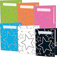 Really Good Stuff Neon Pop 2-Pocket Folders - Set of 12-6 Colors