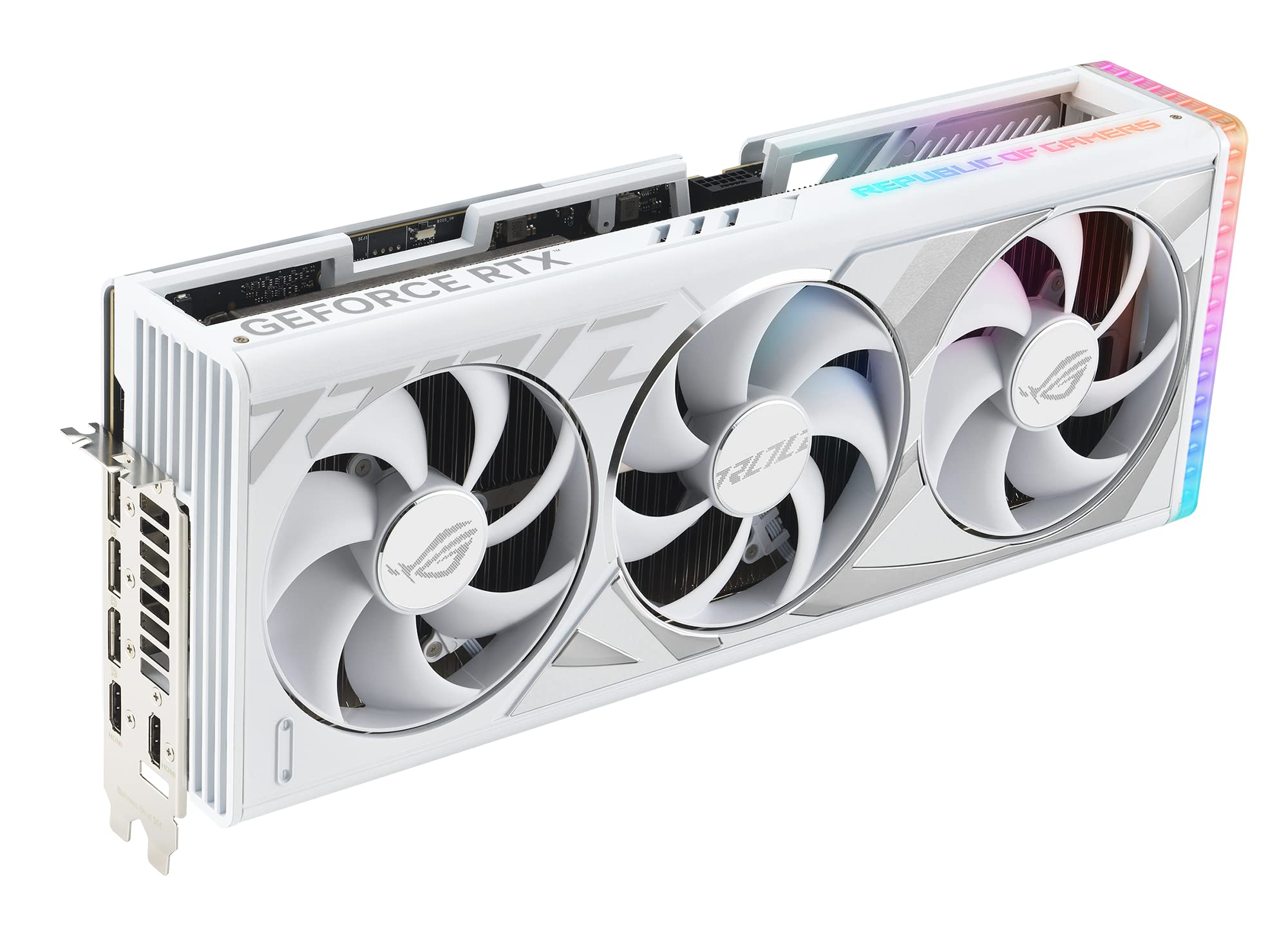 ASUS ROG Strix GeForce RTX ™ 4090 White Edition Gaming Graphics Card (PCIe 4.0, 24GB GDDR6X, HDMI 2.1a, DisplayPort 1.4a)