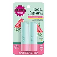 100% Natural Lip Balm, Watermelon Frosé, All-Day Moisture, Lip Care Products, 0.14 oz, 2-Pack