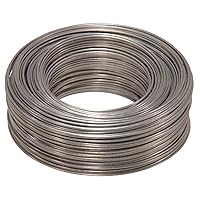 Steel 20 Gauge Galvanized Hobby Wire, 20 x 175', Silver, Corrosion Resistant, 15 lbs. Capacity