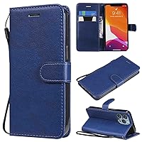 Phone Cover Wallet Folio Case for Apple iPhone X 5.8, Premium PU Leather Slim Fit Cover for iPhone X 5.8, 2 Card Slots, Super Fitting, Blue