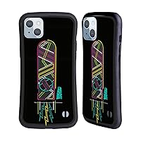Head Case Designs Officially Licensed Back to The Future Hoverboard I Composed Art Hybrid Case Compatible with Apple iPhone 14 Plus