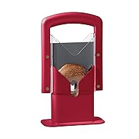 Hoan The Original Bagel Guillotine Universal Slicer, 9.25-Inch, Red