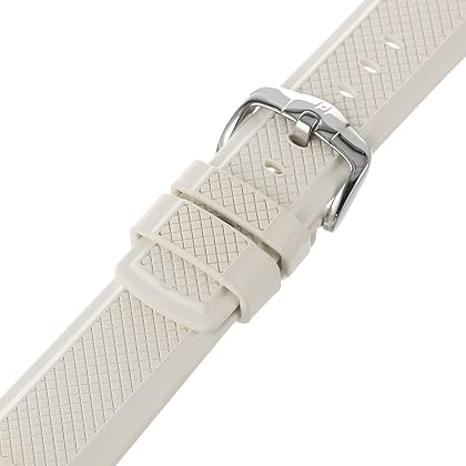 Hirsch Accent Caoutchouc Watch Strap - Premium Caoutchouc - 20mm, 22mm, 24mm - Length - Attachment / Buckle Width - Quick Release Watch Band