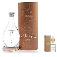 MAYU Swirl Structured Water Pitcher + Electrolyte Hydration Drops Supplement | Energy Boost Bundle