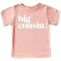 Bold Big Cousin T-Shirts for Girls and Boys Fun Family Outfits