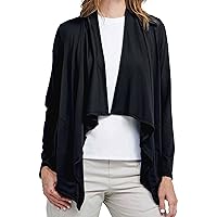 SCOTTeVEST Nicki Cardigan for Women - 6 Hidden Pockets - Lightweight Wrinkle-Resistant Sweater for Travel & More