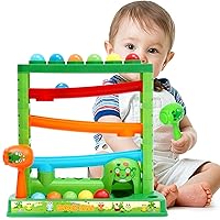 KIZZYEA Toddlers Toys for 1 2 3 Years Old, Kids Pound A Ball Toys, Motor Skill Montessori Toys for Early Development, Interactive Toys for 12-24 Months Baby, Birthday Gift for Boys Girls Ages 1-3