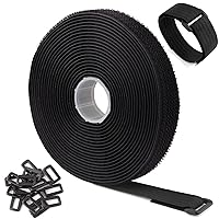  Jumpso 16Ft 2 inch Wide Cable Ties with 15 Buckles