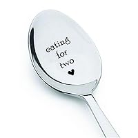 Eating For Two Spoon-Unique Pregnancy Reveal Idea- Pregnancy Gift- Preganancy Annoucement Gift