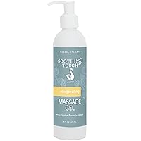 Soothing Touch Invigorating Massage Gel, Eucalyptus/Rosemary/Lemon/Basil, 8 Ounce
