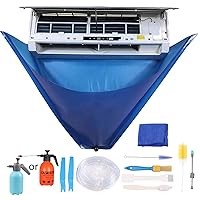 Waterproof Air Conditioner Cleaning Below Cover Kit With Water Washing Bag Air Conditioning Cover Indoor