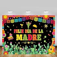 MEHOFOND Mexican Happy Mother's Day Backdrop Feliz Día De La Madre Photography Background Feliz Dia Mama Spanish Fiesta Love You Mom Party Decorations Banner Photo Booth Props 7x5ft