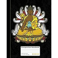 Composition Notebook: Medicine Buddha Lotus Flower Book for School, Journaling or Personal Use. 100 Pages 7.5