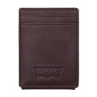 Levi's Men's RFID Slim Everyday Magnetic Front Pocket Card Case Wallet