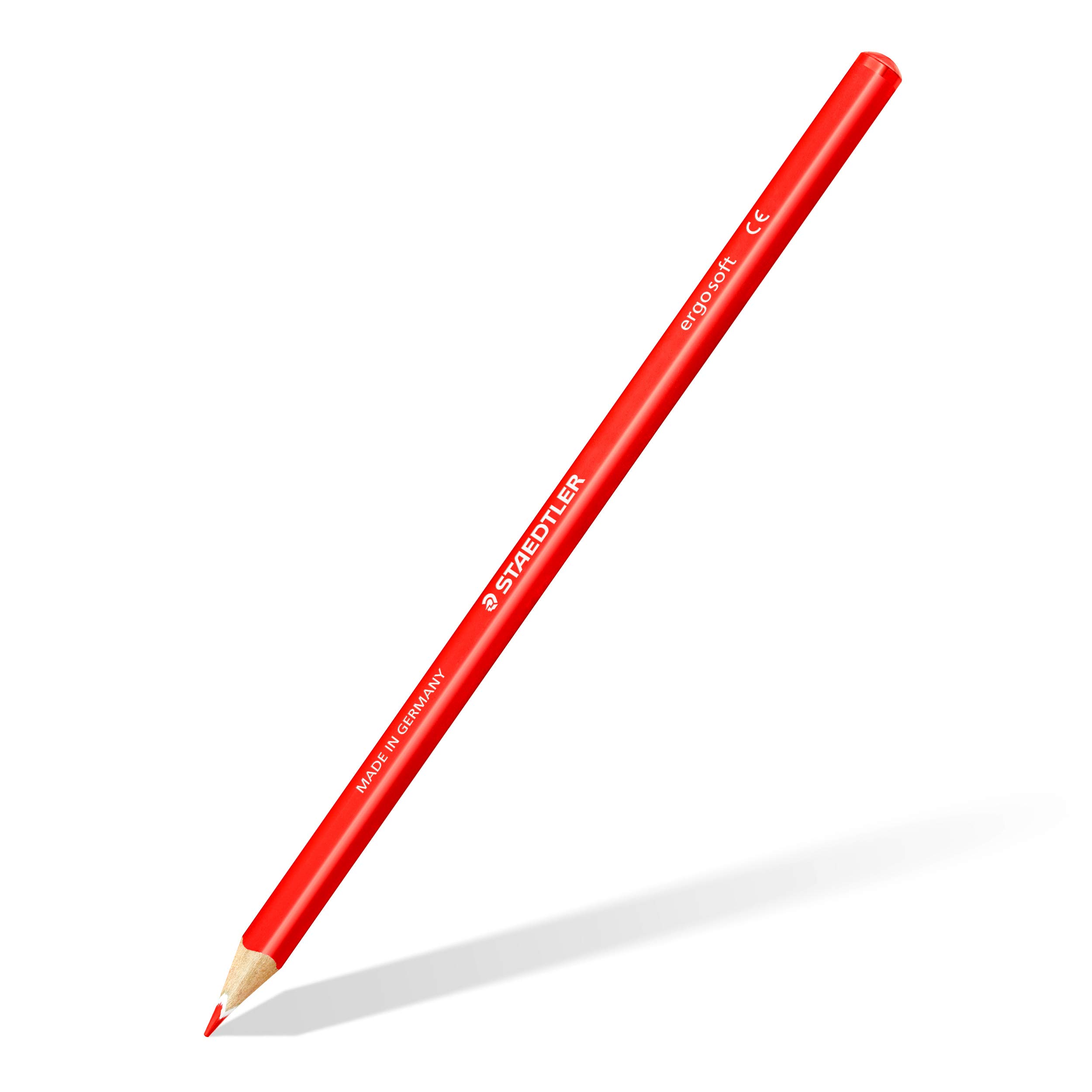 STAEDTLER Ergosoft Colored Pencils, Set of 12 Colors in Stand-up Easel Case (157SB12)