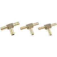 Dorman 55109 1/4 In., 5/16 In. And 3/8 In. Brass Tee Connector Assortment, 3 Pack