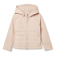 Amazon Essentials Girls and Toddlers' Hooded Full-Zip Active Jacket