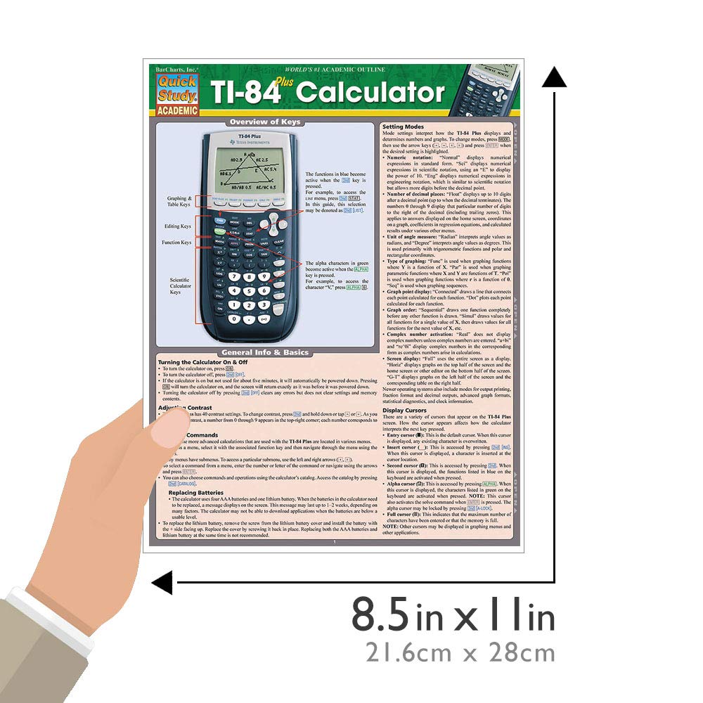 Ti 84 Plus Calculator (Quick Study Academic)