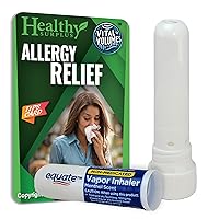Equate Menthol Vapor Inhaler Stick and Vital Volumes Allergy Tips Card - Bundle