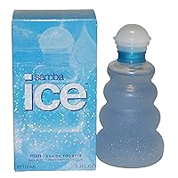 Samba Ice By Perfumers Workshop For Men. Eau De Toilette Spray 3.3 Ounces