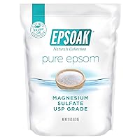 Epsoak Epsom Salt 19 lb. Bulk Resealable Bag Magnesium Sulfate USP