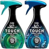 Unstopables Touch Fabric Spray and Odor Fighter, Fresh & Breeze, 16.9 oz, Pack of 2