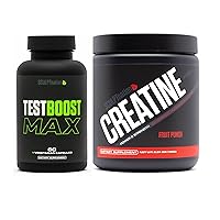 by V Shred Test Boost Max and Creatine Fruit Punch Powder Bundle