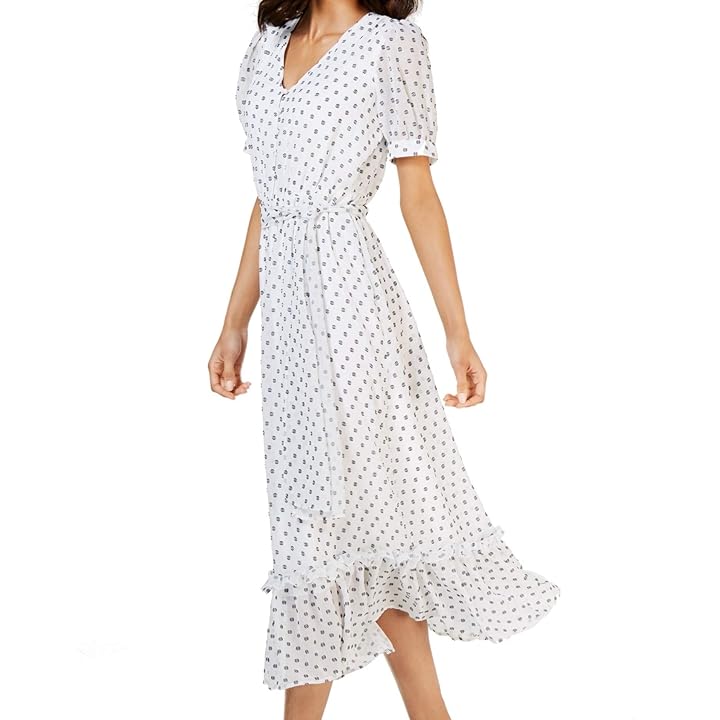 Mua Calvin Klein Women's Short Sleeve V Neck Maxi Dress with Self-sash  Waist trên Amazon Mỹ chính hãng 2023 | Fado
