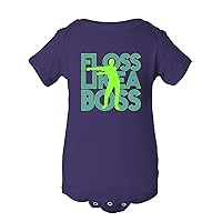 Manateez Infant Floss Like a Boss Racer Bodysuit