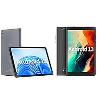 Latest Android 13 Tablet, 10 Inch & 8 Inch Tablet with 2.0 GHz Quad-Core Processor, 64GB ROM, 1TB Expandable Dual Auto Focus Camera with Face ID Unlock, GPS, Parental Control, 2.4G & 5G WiFi