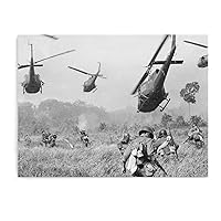 Posters Black And White Wall Art Vietnam War 64th Anniversary Old Photos War Wall Art Canvas Art Posters Painting Pictures Wall Art Prints Wall Decor for Bedroom Home Office Decor Party Gifts 8x10in