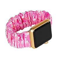 Lilly Pulitzer Scrunchie Band for Apple Watch, Sized to Fit 38mm & 40mm Smartwatches, Compatible with Apple Watch Series 1-6
